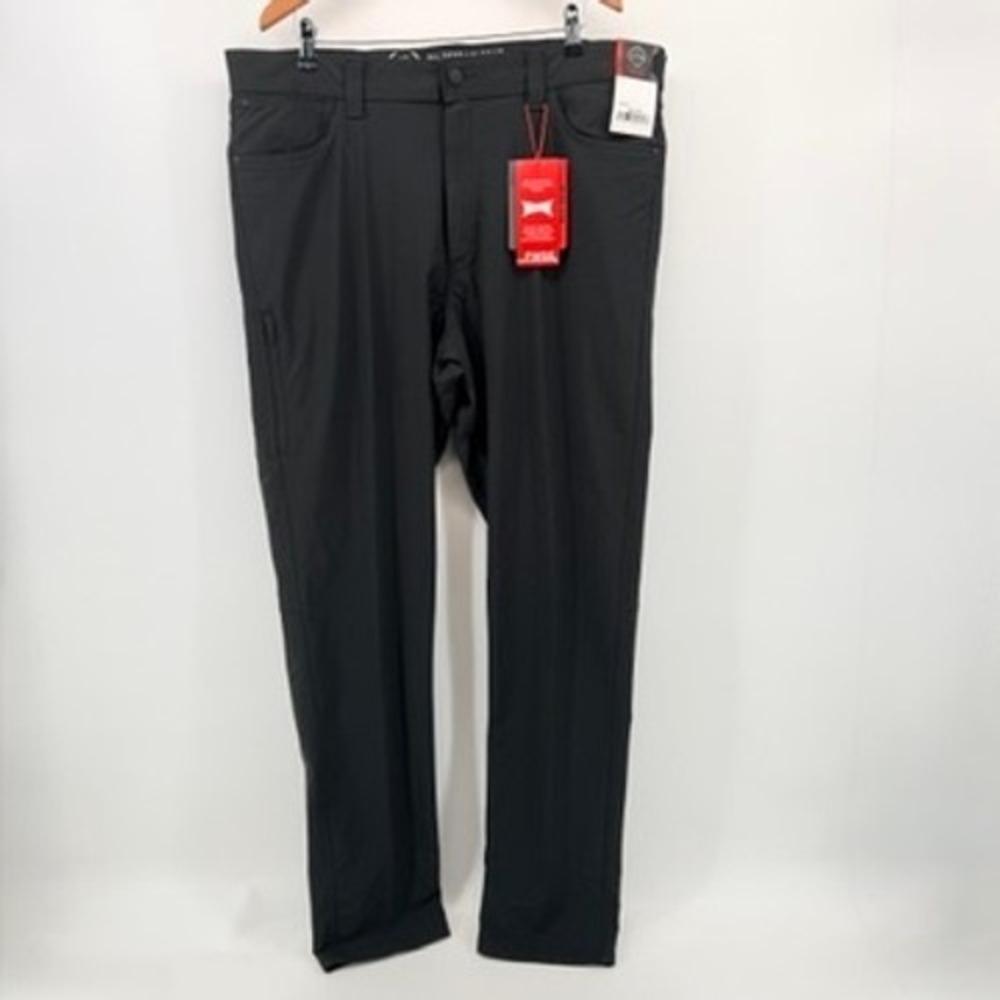 NWT Wrangler ATG All Terrain Gear Trail Series Pants Black Mens 40x34 FWDS